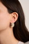 Heliophilia Silver Pendientes de Oro con Recubrimiento de Laca